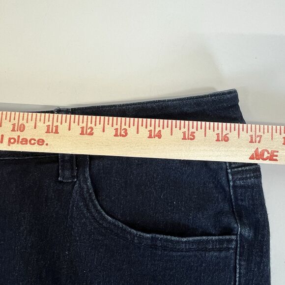 AZI Jeans Womens Size 12 Flair Leg Button Ankle‎ Stretch Stylish Western Fashion - Picture 8 of 10